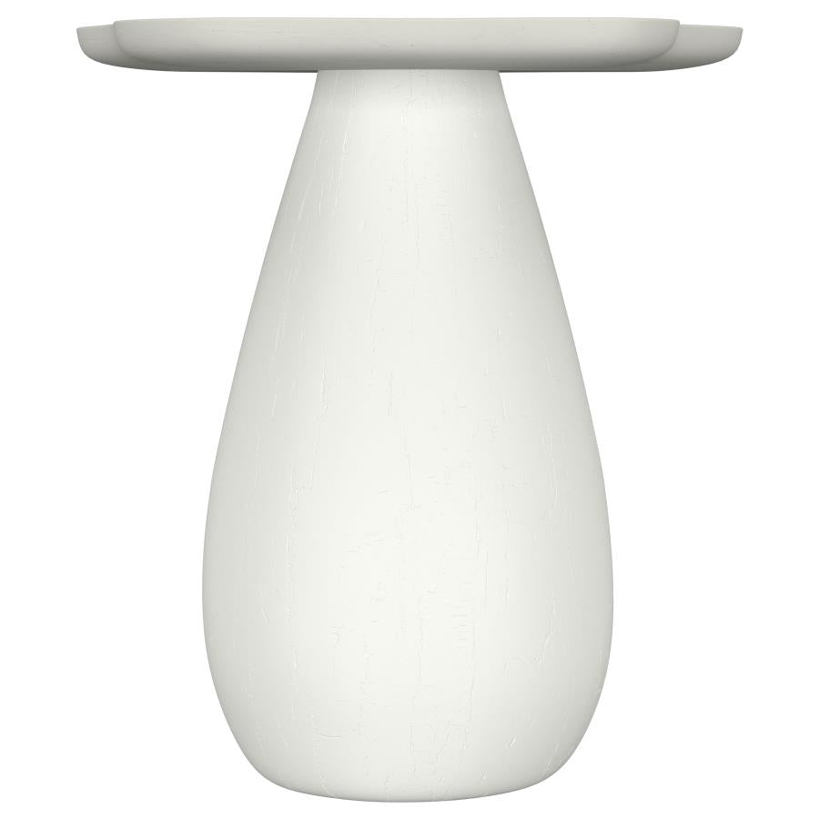 Perth 20-inch Side Table with Cloud-Shaped Top Off White-3