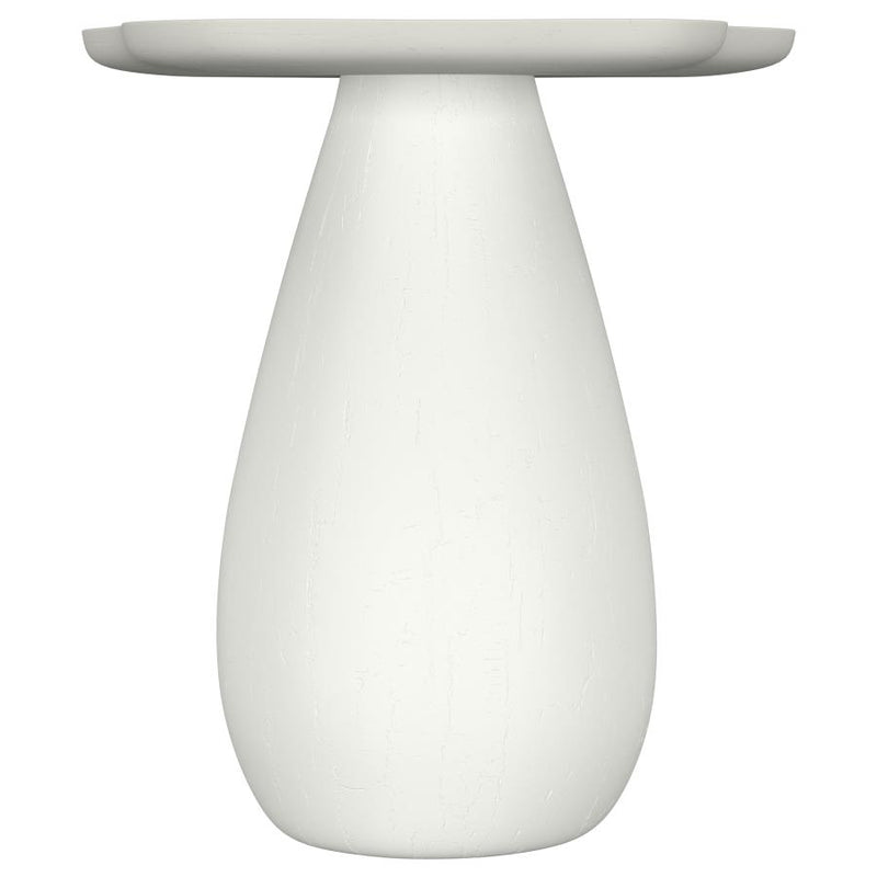 Perth 20-inch Side Table with Cloud-Shaped Top Off White-zoom-