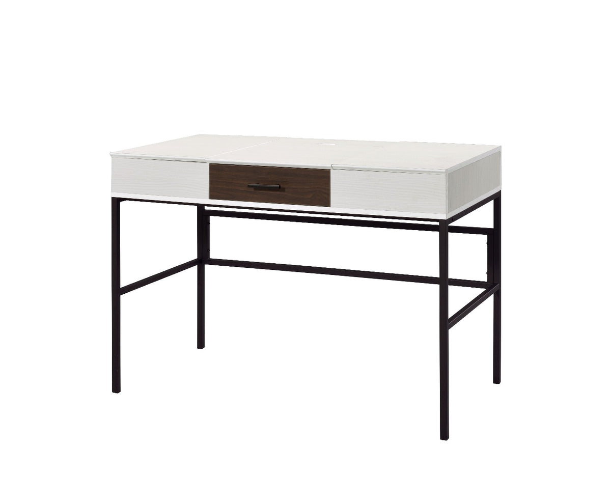 ACME Verster USB Writing Desk – front view – Lusso Furniture Miami
