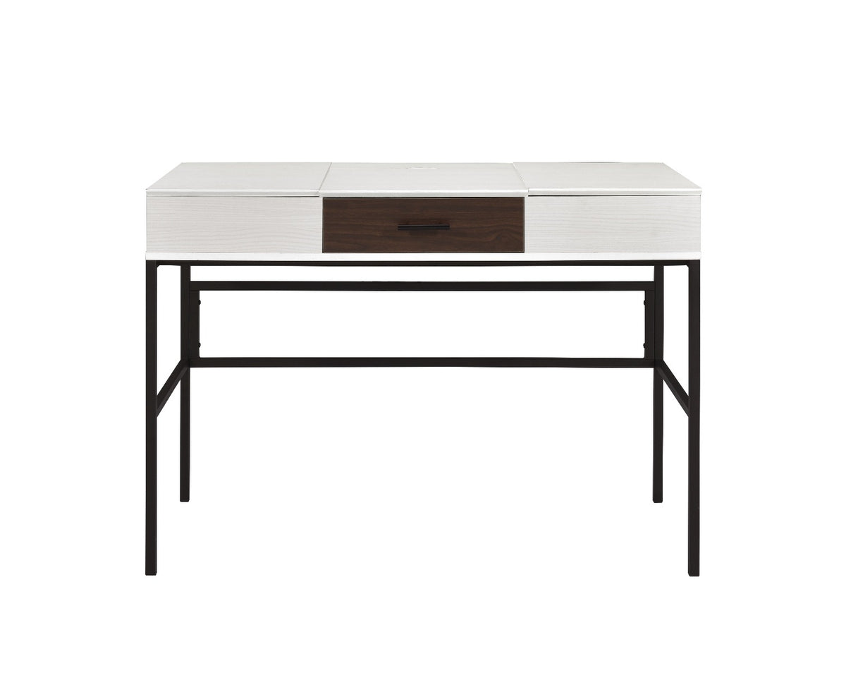 ACME Verster USB Writing Desk – angle view – Lusso Furniture Miami