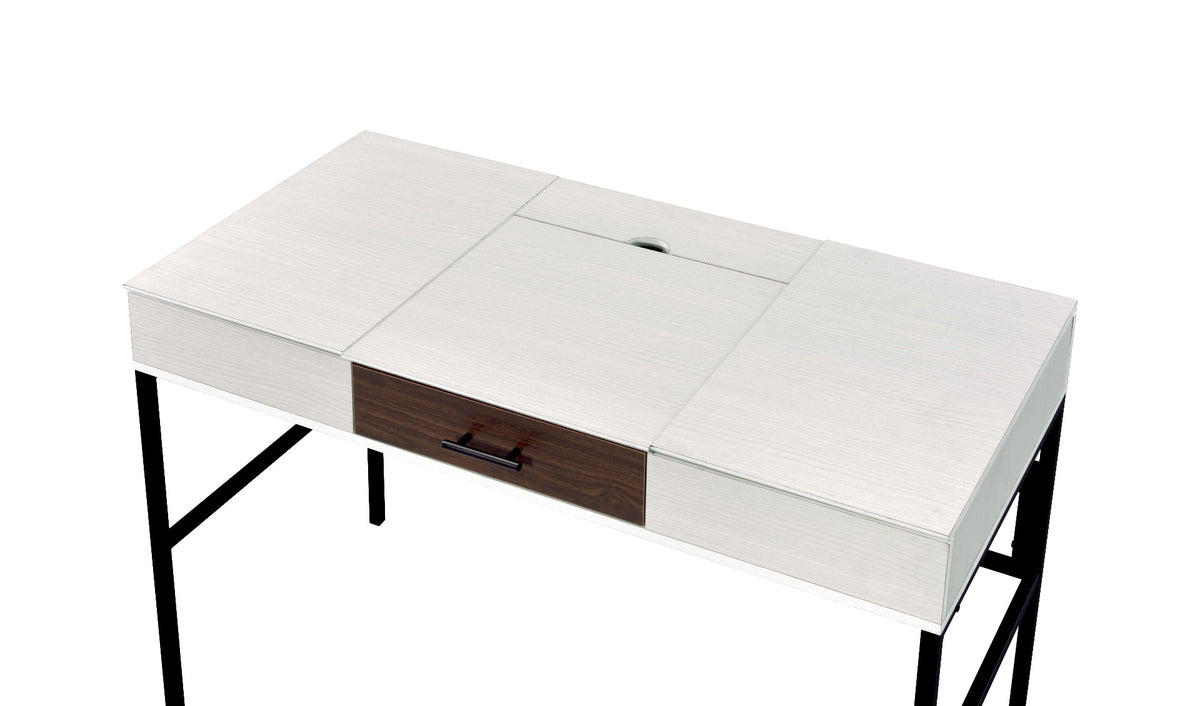 ACME Verster USB Writing Desk – side view – Lusso Furniture Miami