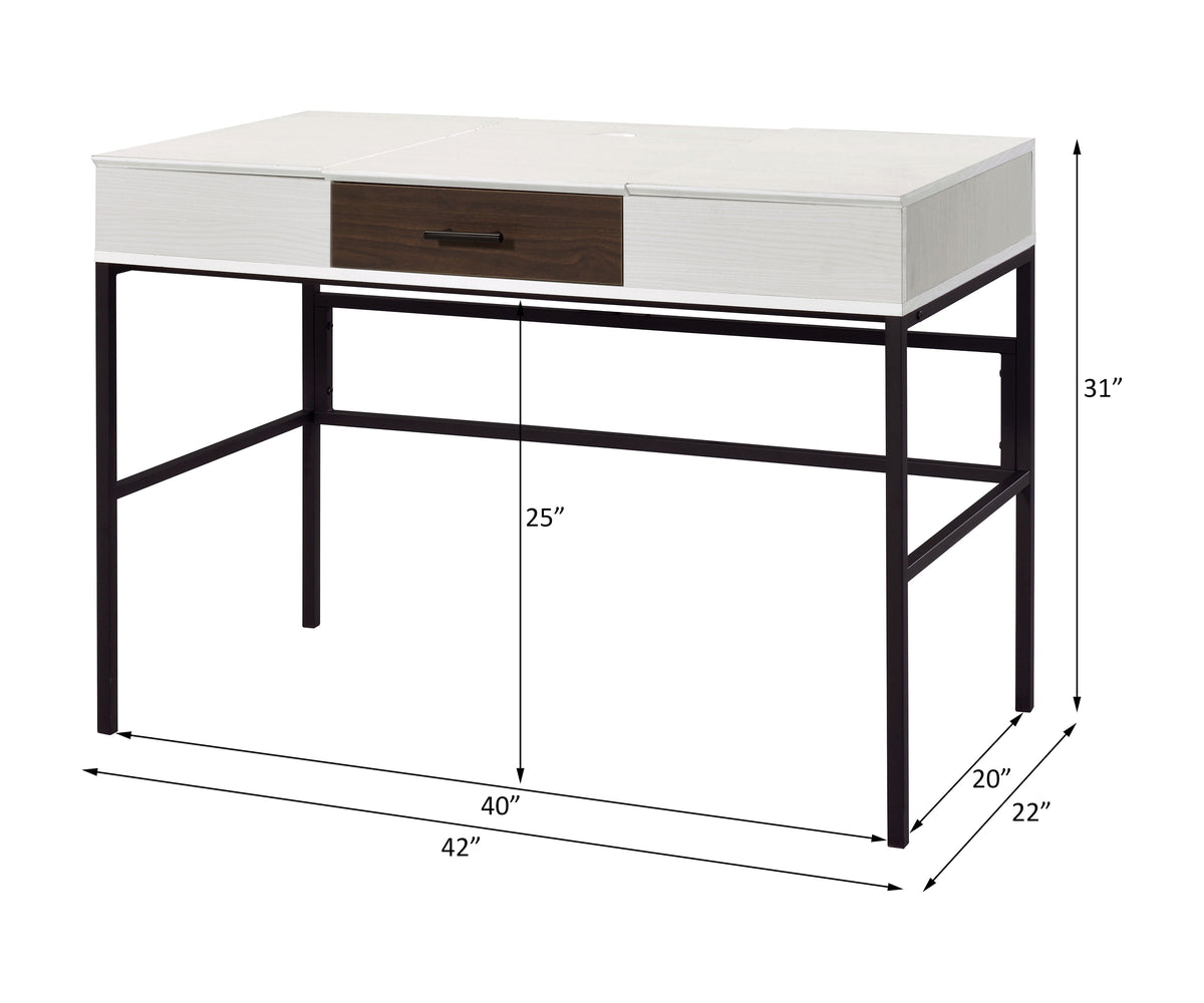 ACME Verster USB Writing Desk – close-up – Lusso Furniture Miami