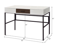 ACME Verster USB Writing Desk – close-up – Lusso Furniture Miami