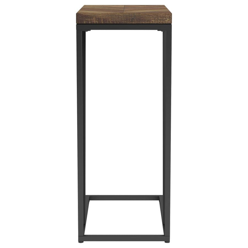 Sergio Engineered Wood C-Shaped Side Table Rustic Tobacco-zoom-