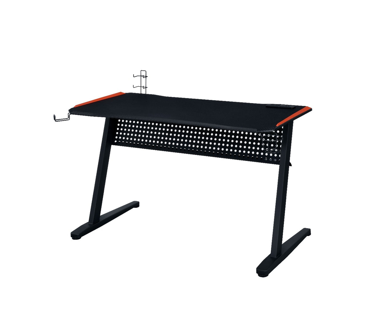 ACME Dragi USB Gaming Desk – front view – Lusso Furniture Miami