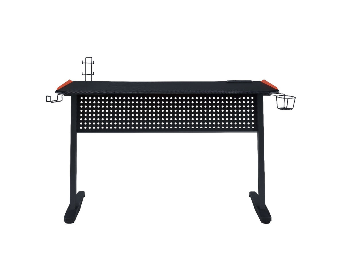 ACME Dragi USB Gaming Desk – angle view – Lusso Furniture Miami