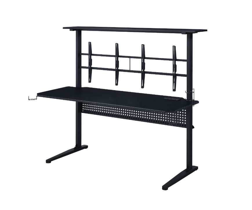 ACME Canzi USB Gaming Desk – front view – Lusso Furniture Miami