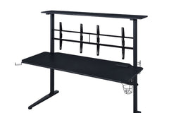 ACME Canzi USB Gaming Desk – side view – Lusso Furniture Miami