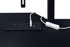 ACME Canzi USB Gaming Desk – angle view – Lusso Furniture Miami