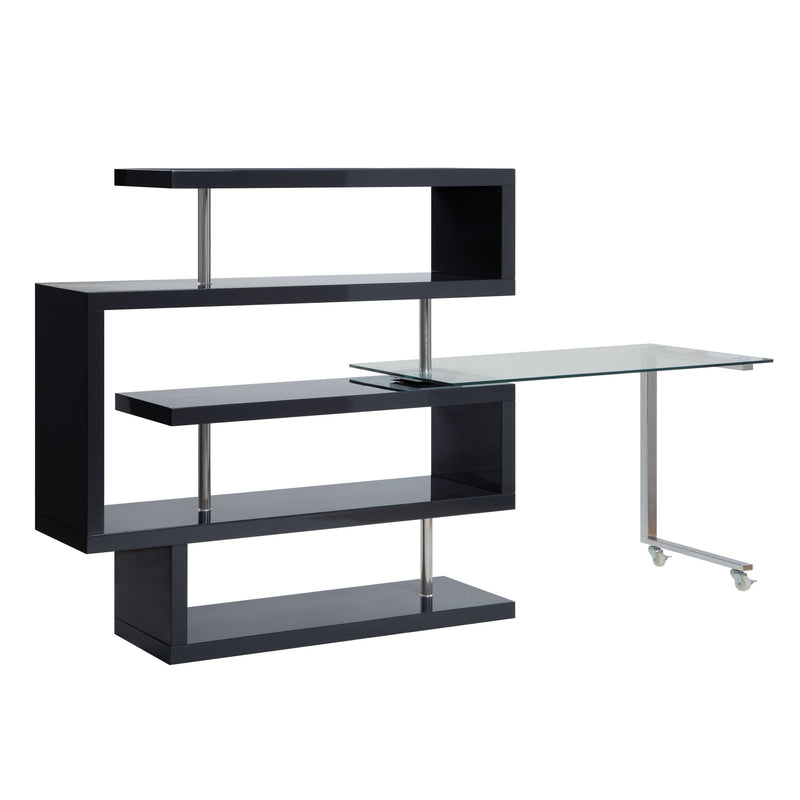 ACME Buck II Writing Desk with Bookshelf-zoom-