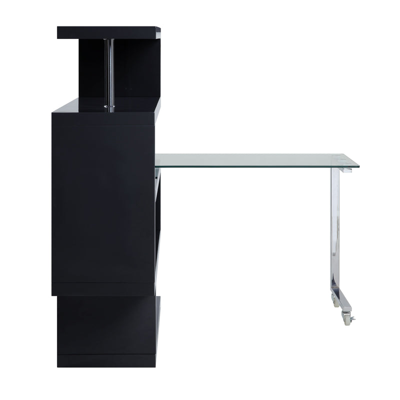 ACME Buck II Writing Desk with Bookshelf-zoom-