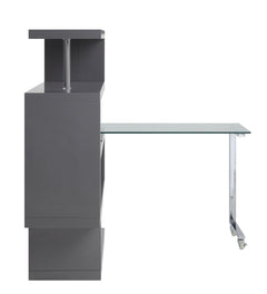 ACME Buck II Writing Desk with Bookshelf – view 12 – Lusso Furniture Miami