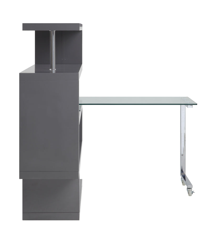 ACME Buck II Writing Desk with Bookshelf-zoom-