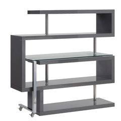 ACME Buck II Writing Desk with Bookshelf – view 13 – Lusso Furniture Miami