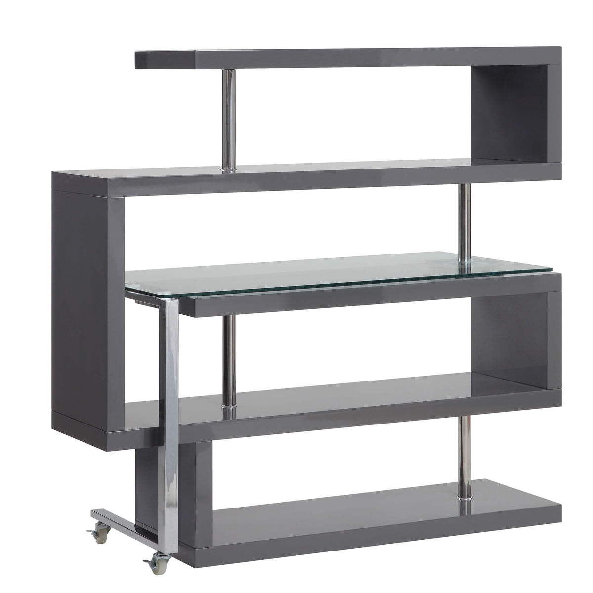 ACME Buck II Writing Desk with Bookshelf – view 13 – Lusso Furniture Miami