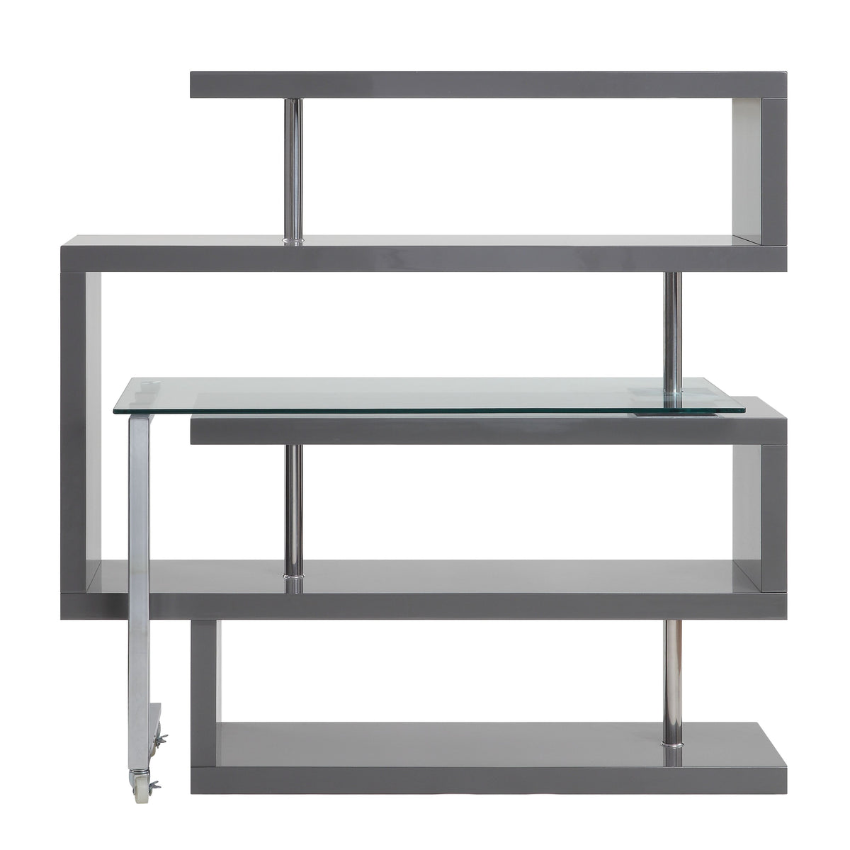 ACME Buck II Writing Desk with Bookshelf – view 14 – Lusso Furniture Miami
