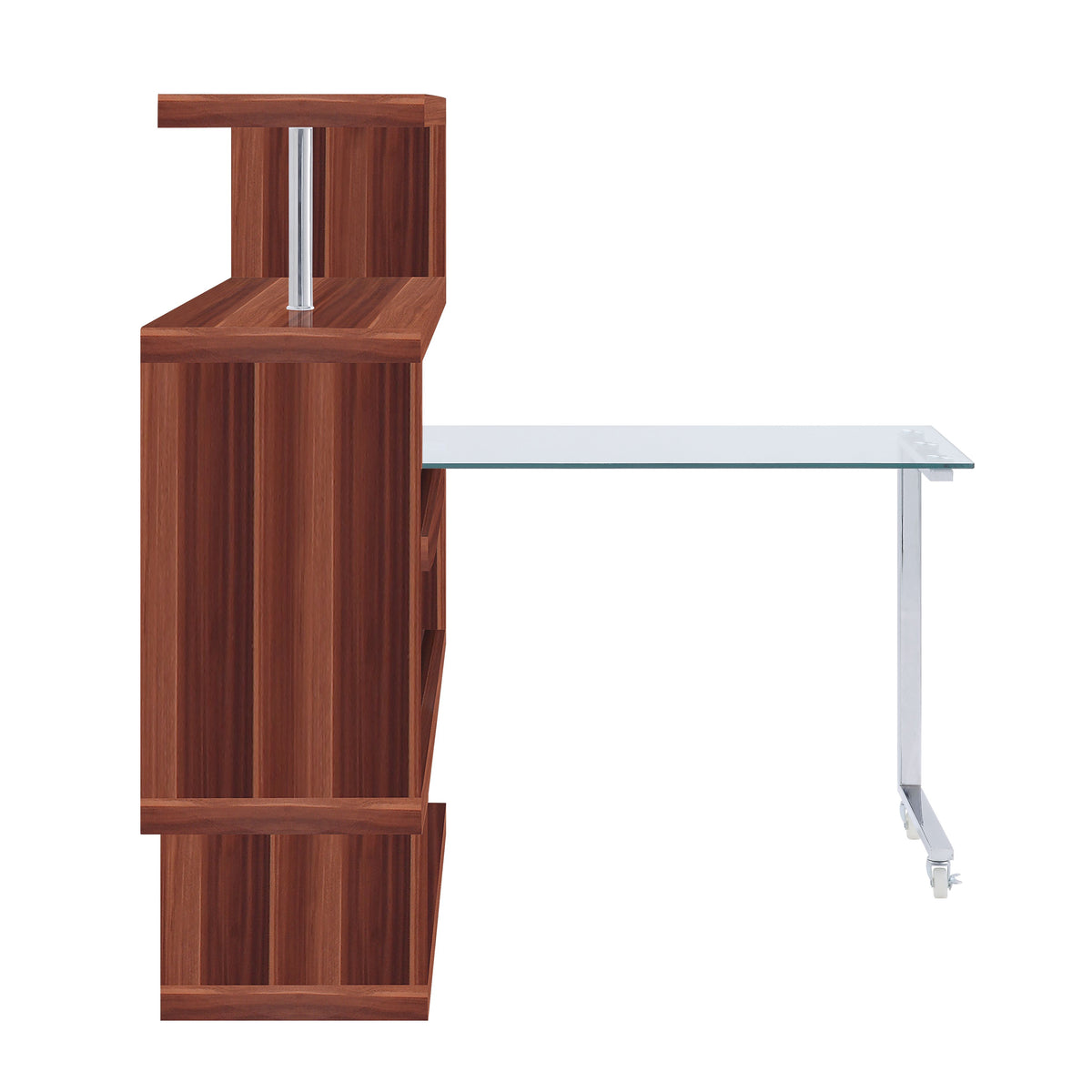 ACME Buck II Writing Desk with Bookshelf – view 21 – Lusso Furniture Miami