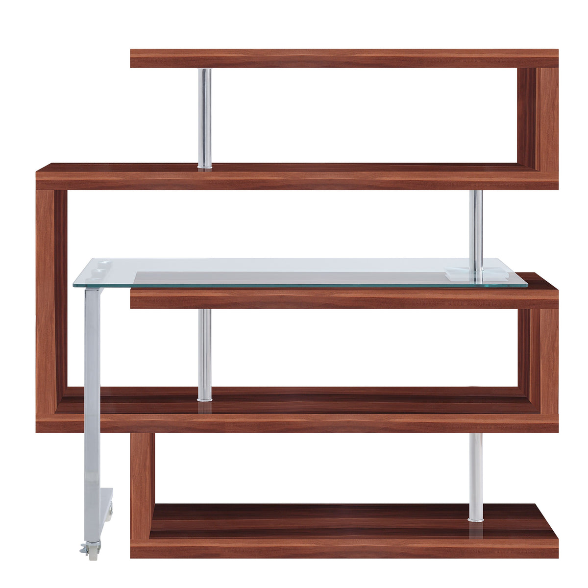 ACME Buck II Writing Desk with Bookshelf – view 23 – Lusso Furniture Miami