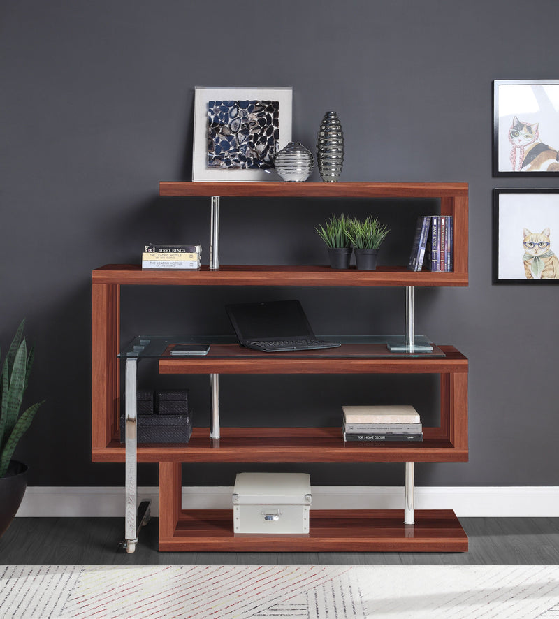ACME Buck II Writing Desk with Bookshelf-zoom-