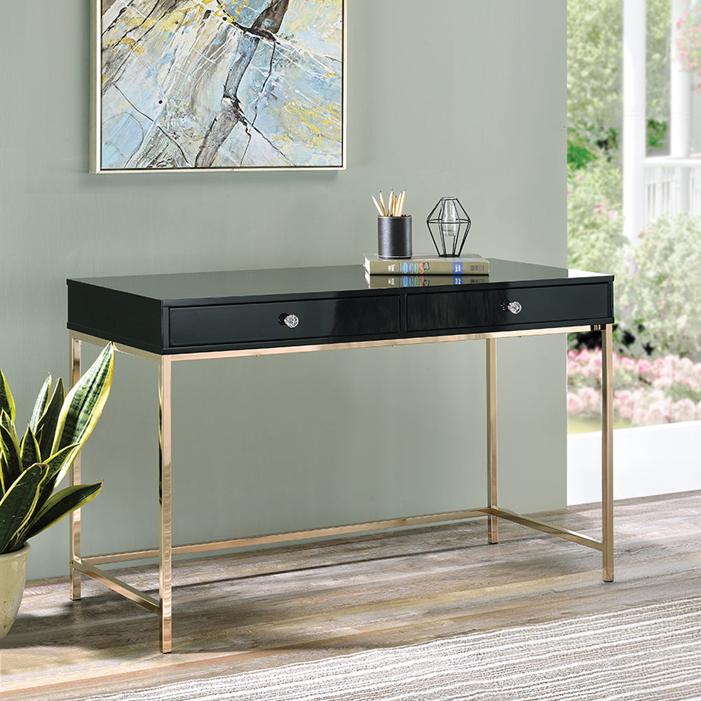 ACME Ottey Writing Desk – front view – Lusso Furniture Miami
