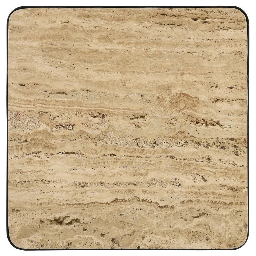 Elyna Square Stone Top Accent Side Table Beige-7