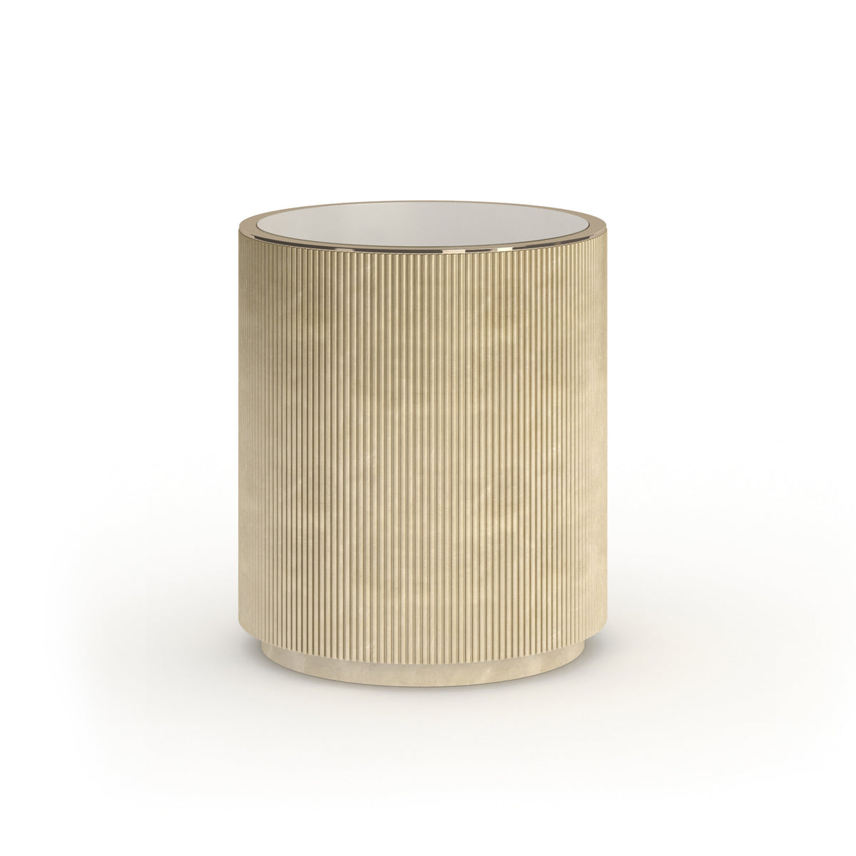 Caracole Love Round End Table – room setting – Lusso Furniture Miami