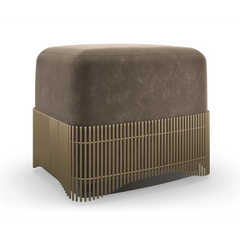 Caracole Petit Four Ottoman – top view – Lusso Furniture Miami