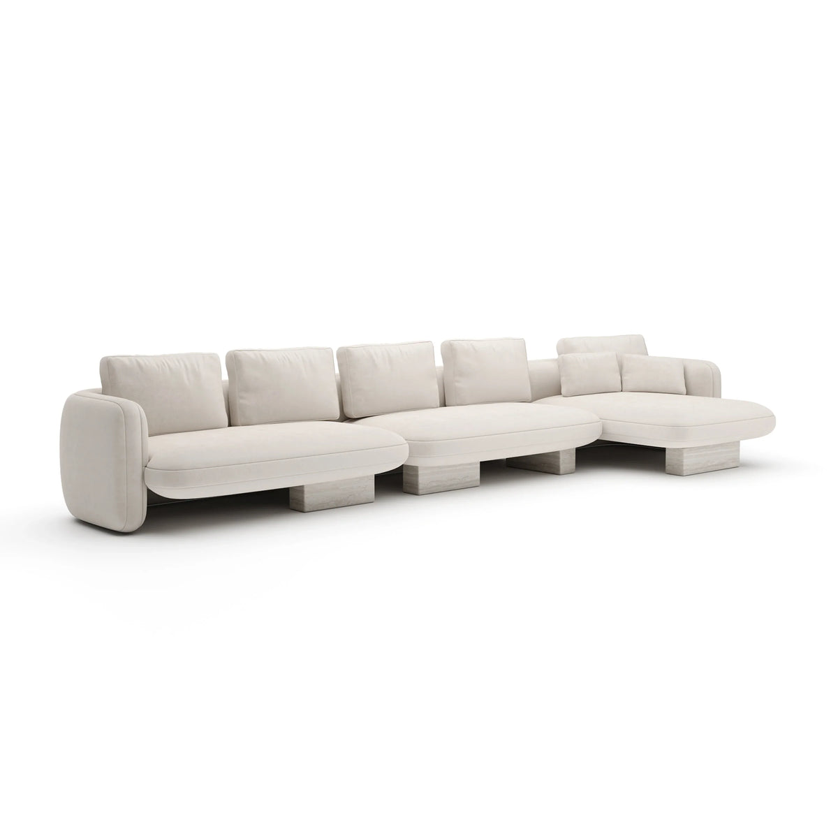 Caracole Overlap Sectional – view 30 – Lusso Furniture Miami