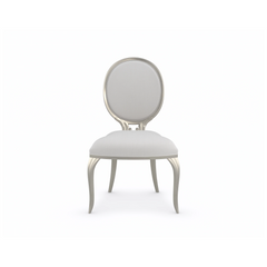 Caracole Side Chair – front view – Lusso Furniture Miami