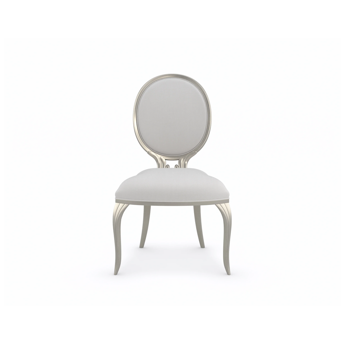 Caracole Side Chair – front view – Lusso Furniture Miami