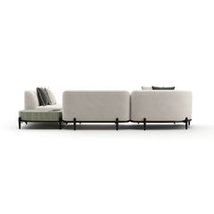 Caracole Madera Sectional – view 20 – Lusso Furniture Miami