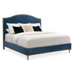 Caracole Platform Bed – side view – Lusso Furniture Miami