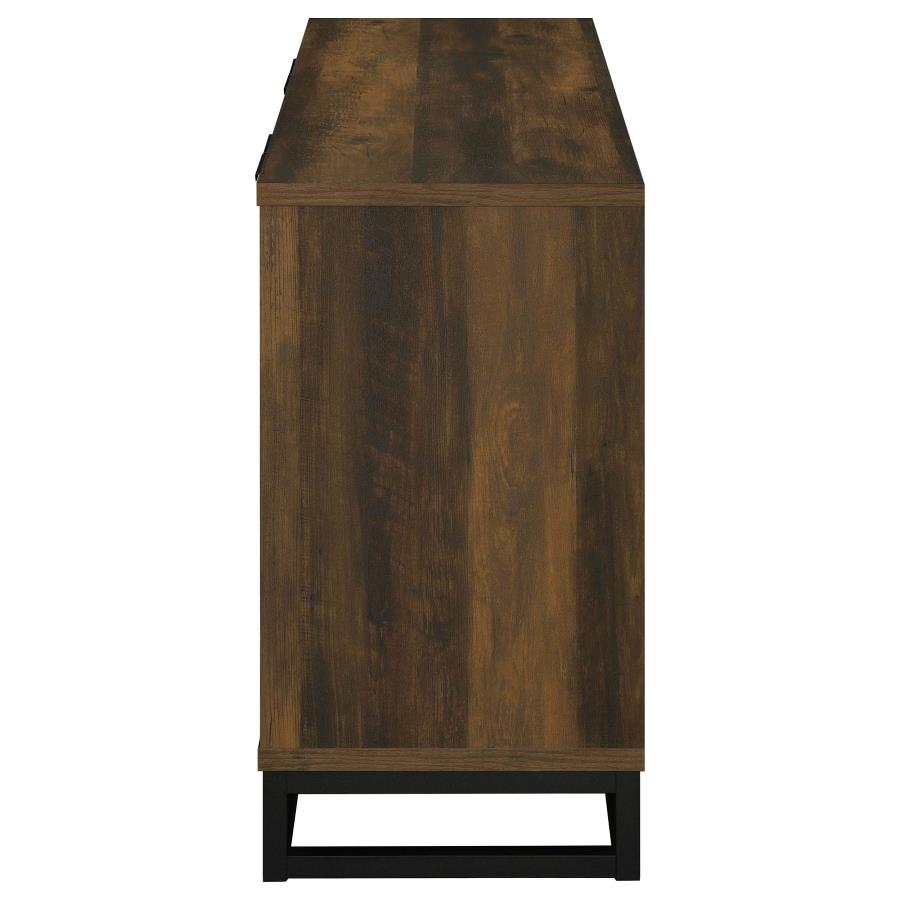 Ryatt 4-door Engineered Wood Accent Cabinet Dark Pine-6