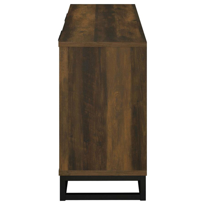 Ryatt 4-door Engineered Wood Accent Cabinet Dark Pine-zoom-