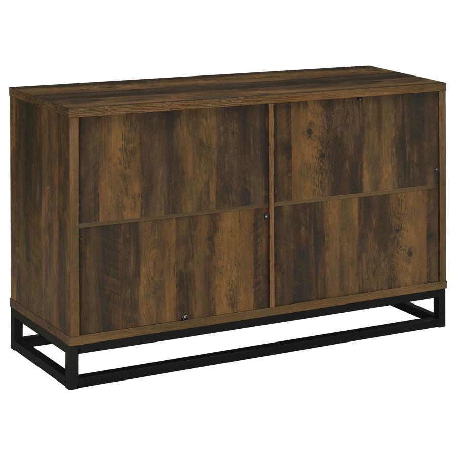 Ryatt 4-door Engineered Wood Accent Cabinet Dark Pine-zoom-7