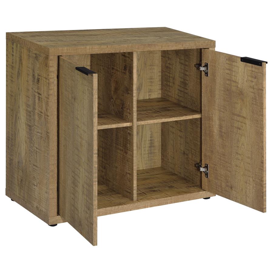 Pepita 2-door Engineered Wood Accent Cabinet Mango Brown-3