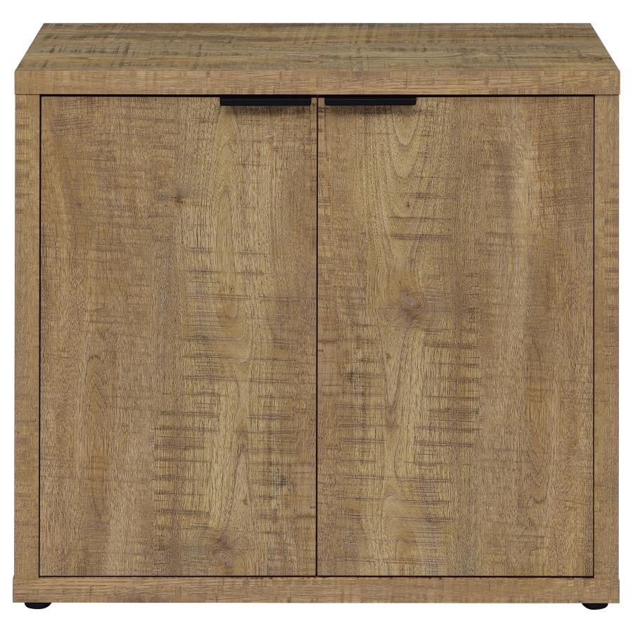 Pepita 2-door Engineered Wood Accent Cabinet Mango Brown-4