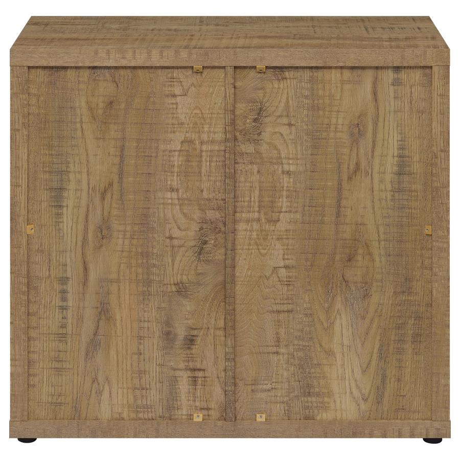 Pepita 2-door Engineered Wood Accent Cabinet Mango Brown-zoom-8