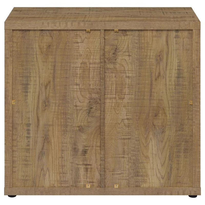 Pepita 2-door Engineered Wood Accent Cabinet Mango Brown-zoom-