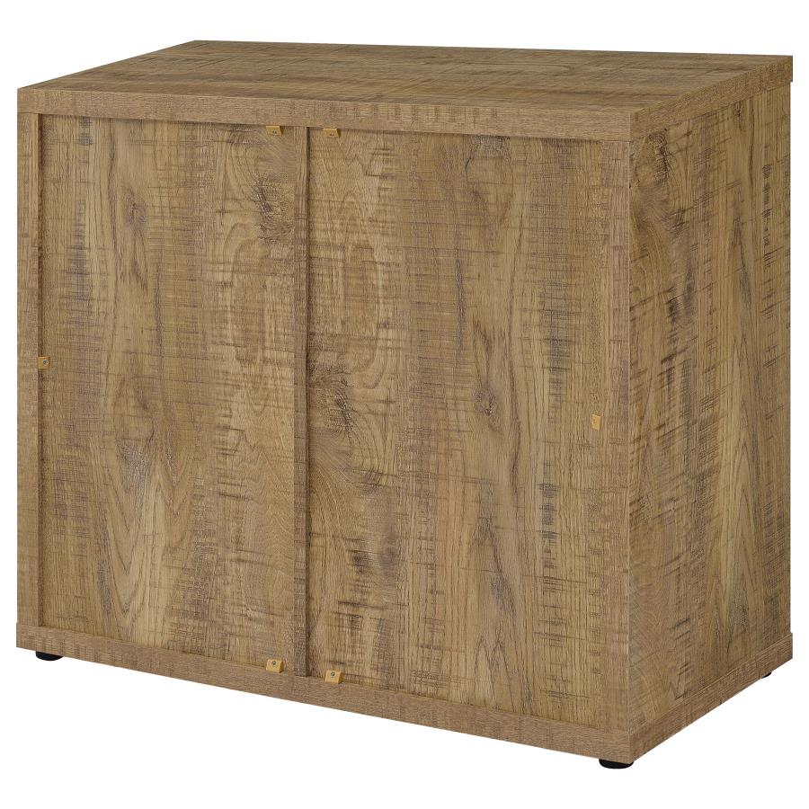 Pepita 2-door Engineered Wood Accent Cabinet Mango Brown-zoom-9