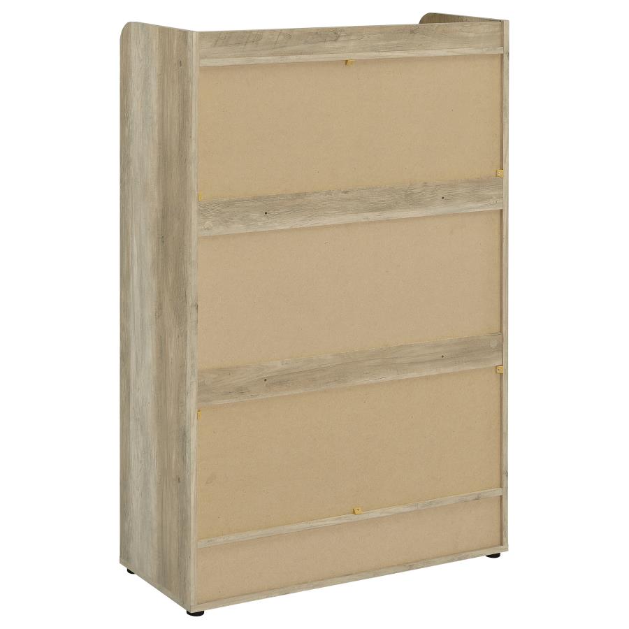 Denia 3-tier Engineered Wood Shoe Cabinet White-zoom-8