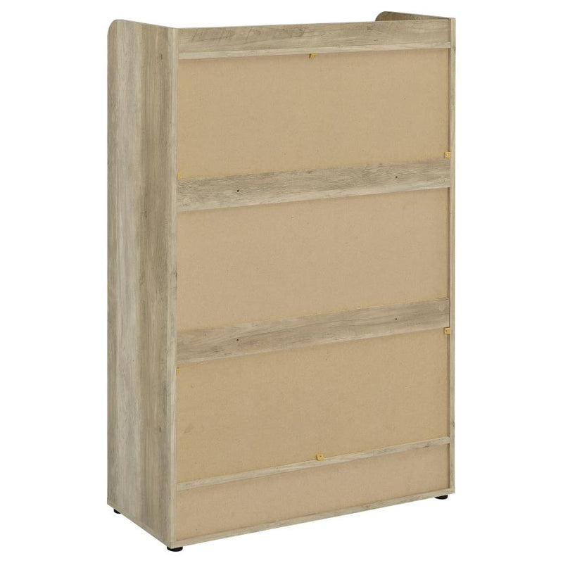 Denia 3-tier Engineered Wood Shoe Cabinet White-zoom-