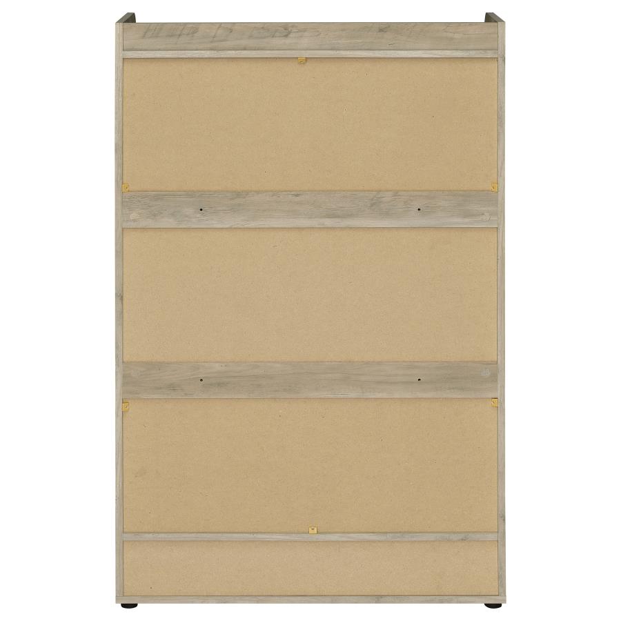 Denia 3-tier Engineered Wood Shoe Cabinet White-zoom-9