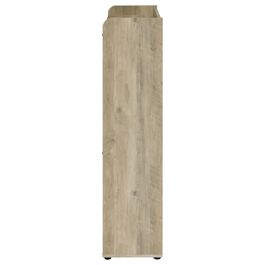 Denia 3-tier Engineered Wood Shoe Cabinet Grey-zoom-7