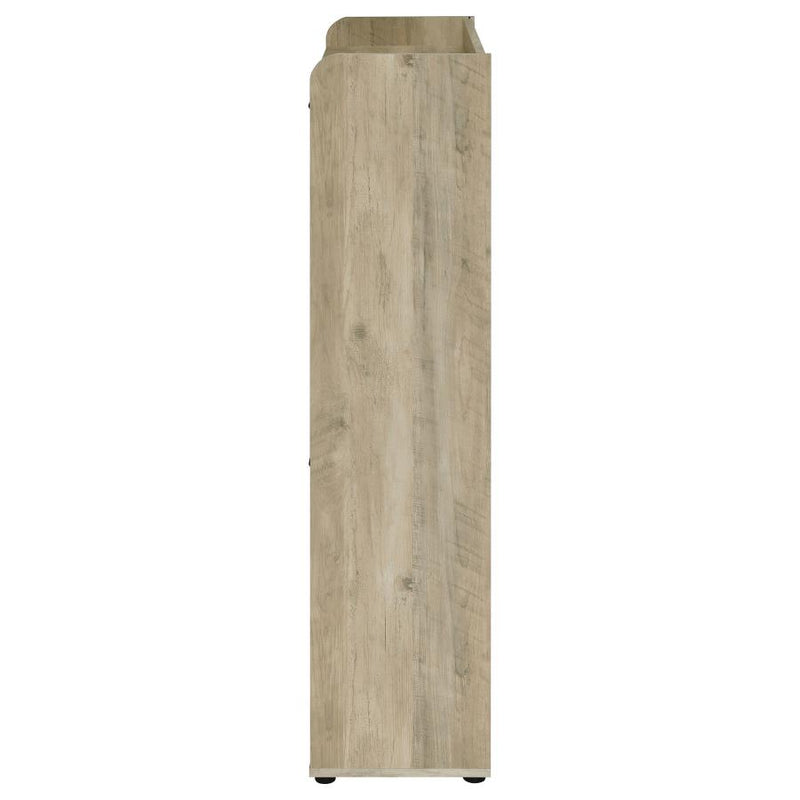 Denia 3-tier Engineered Wood Shoe Cabinet Grey-zoom-