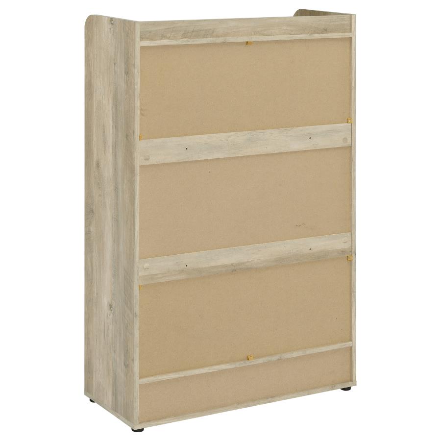 Denia 3-tier Engineered Wood Shoe Cabinet Grey-zoom-8