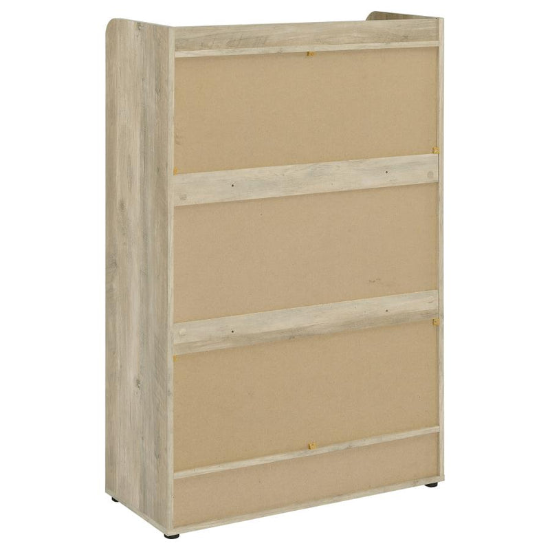 Denia 3-tier Engineered Wood Shoe Cabinet Grey-zoom-