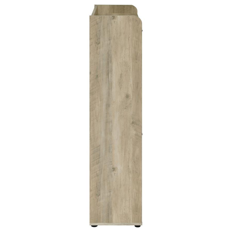 Denia 3-tier Engineered Wood Shoe Cabinet Grey-zoom-