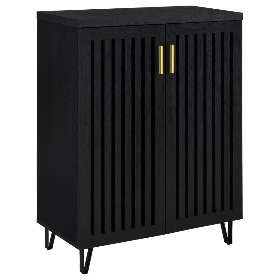 Brixton 2-door Entryway Shoe Storage Cabinets Black-1
