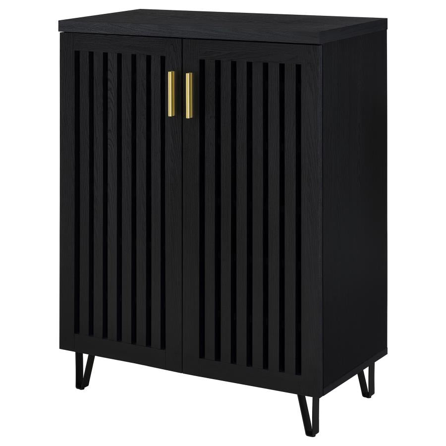 Brixton 2-door Entryway Shoe Storage Cabinets Black-5